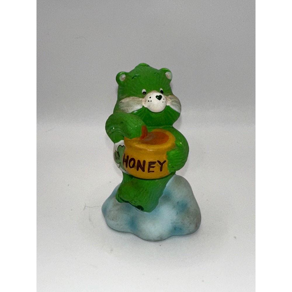 Vintage 1984 Care Bears Good Luck Bear Honey Pot Figurine Designers Collection
